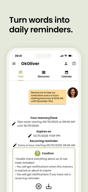 OkOliver: AI Memory Assistant screenshot 3