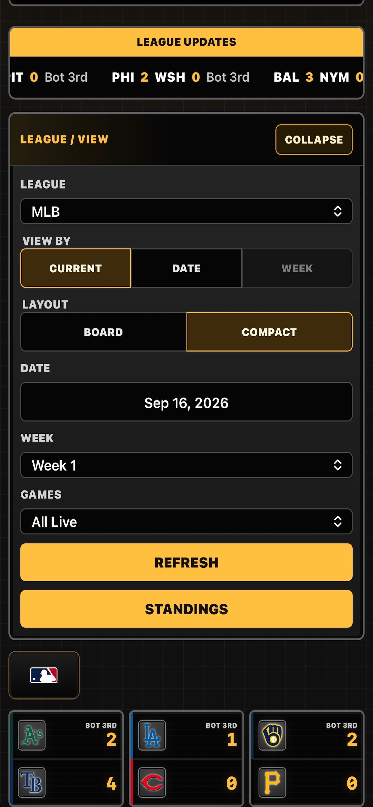 Screenshot 5 of League Scoreboard