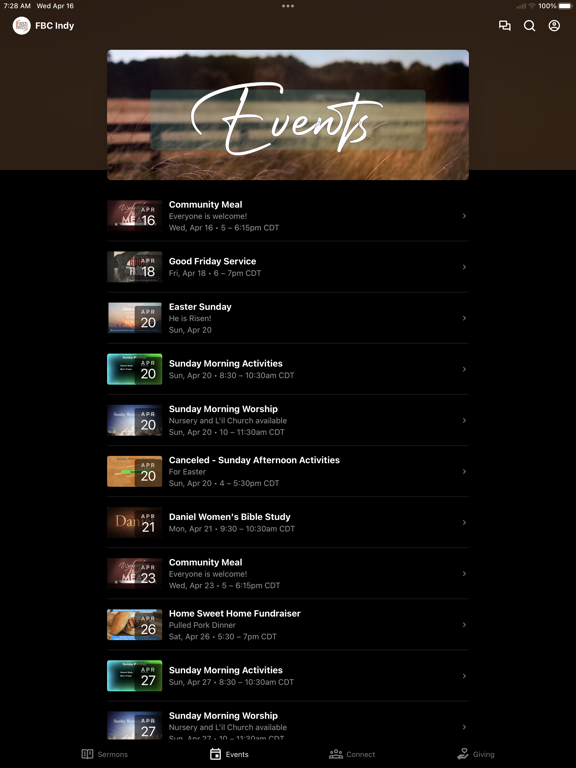 App screenshot