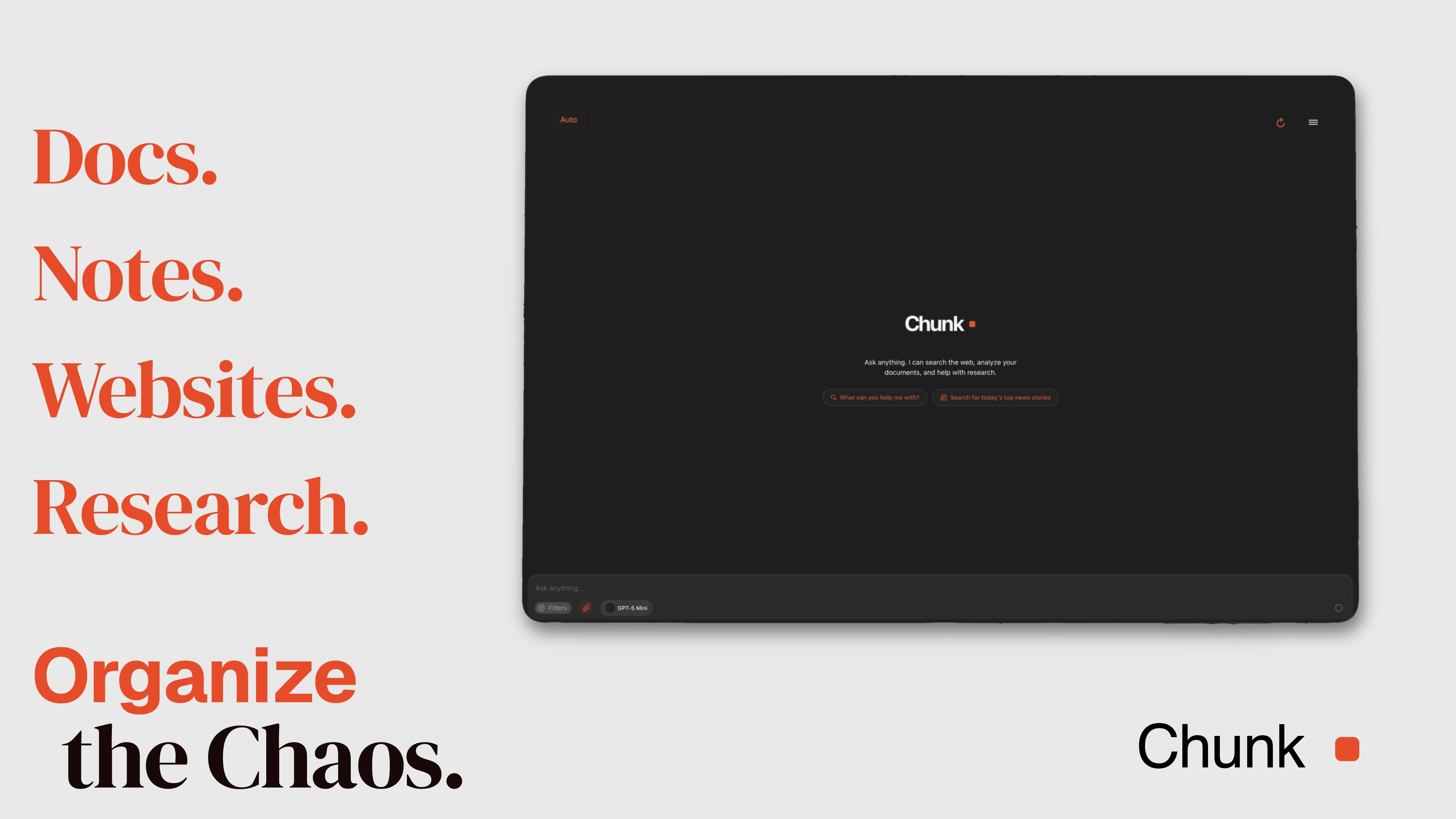 Chunk: AI Research Assistant