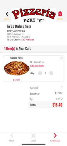 App screenshot
