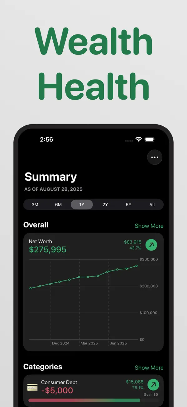 #2. Wealth Health: Net Worth (iOS) By: Casi Knibbs