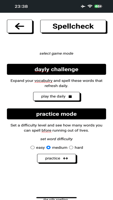 Screenshot #1 pour SpellBee Pro: Audio Word Game
