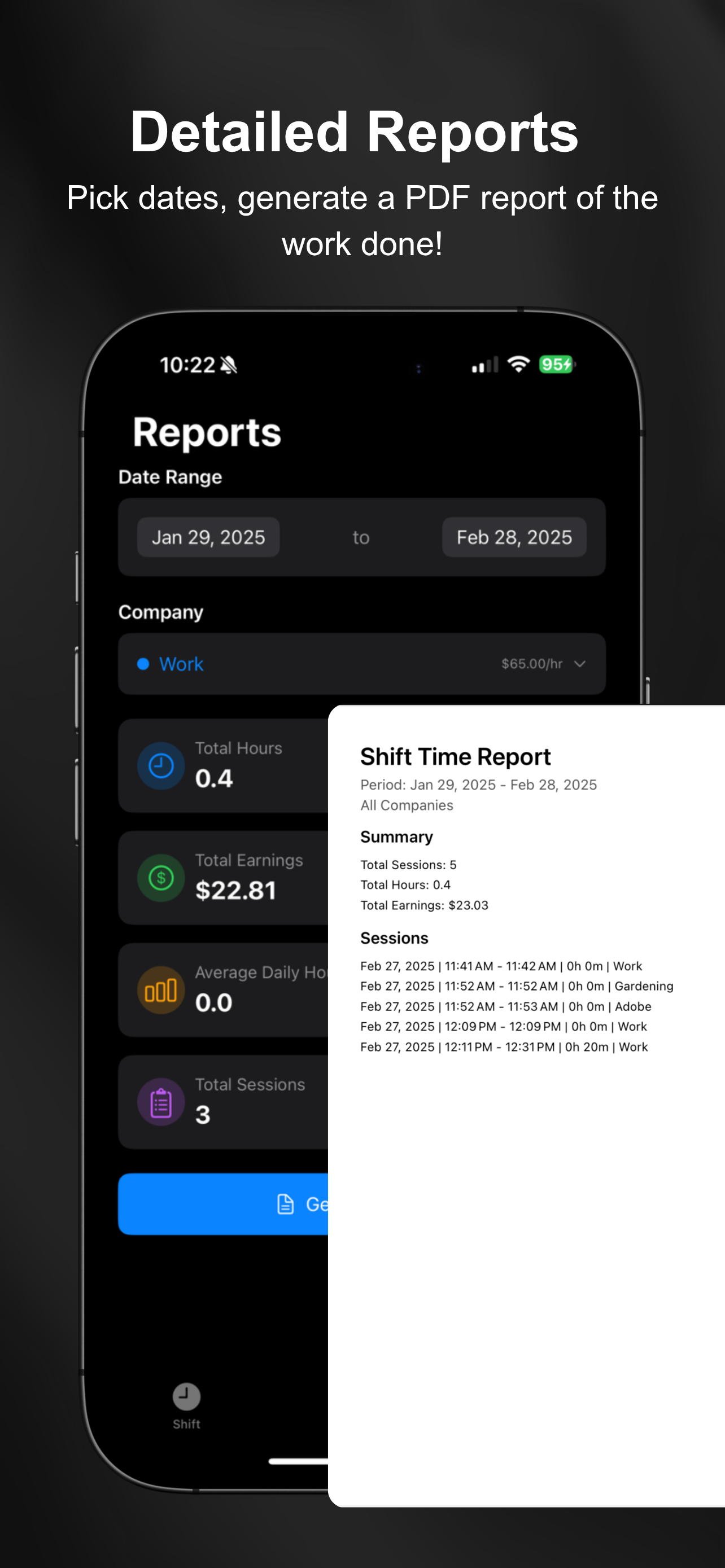 Shift: Time Tracker
