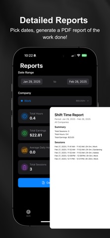 Shift: Time Tracker Screenshot 3 of 4