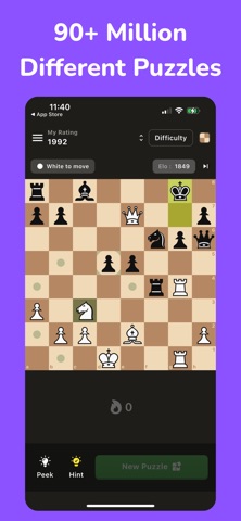 ChessLab Puzzle - 90 Million+ Screenshot 2 of 3