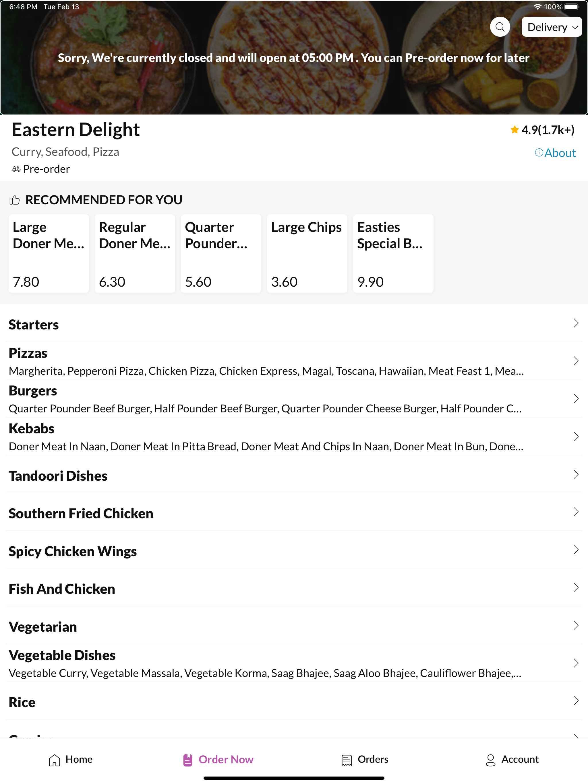 Eastern Delight.