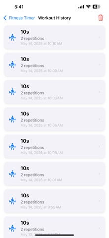 crossfit : timer screenshot