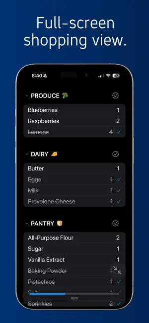 Sift: Simple Shopping List screenshot 3