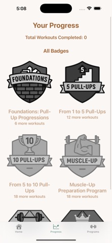 Pull Ups: Training Program screenshot