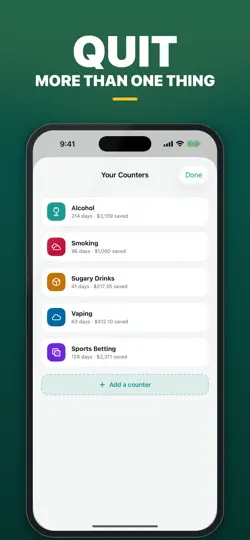 Screenshot von Sober: Nüchtern-Zähler auf dem iPhone 5