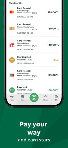 Starbucks Türkiye iPhone screenshot 4