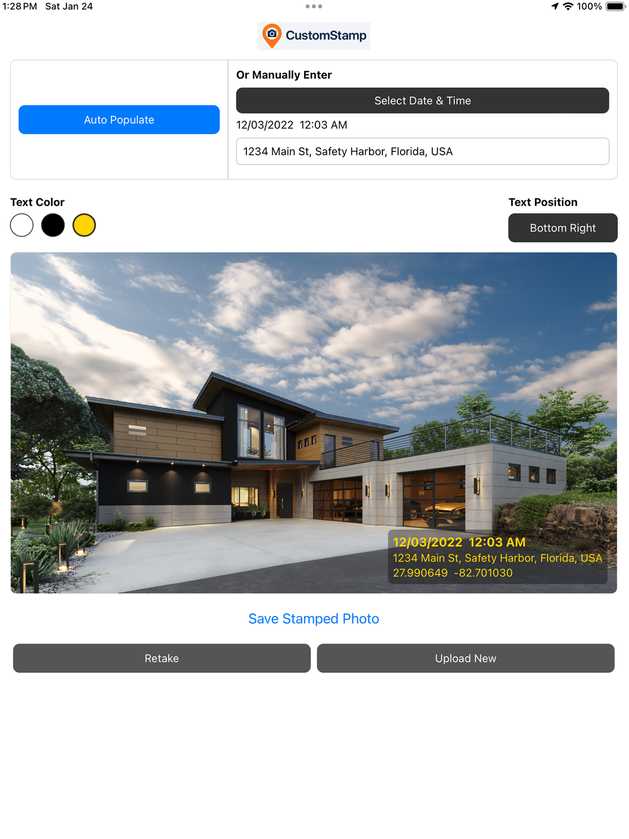 CustomStamp – Timestamp & GPS