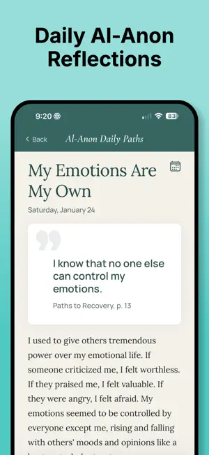 Al-Anon Daily Paths screenshot 2