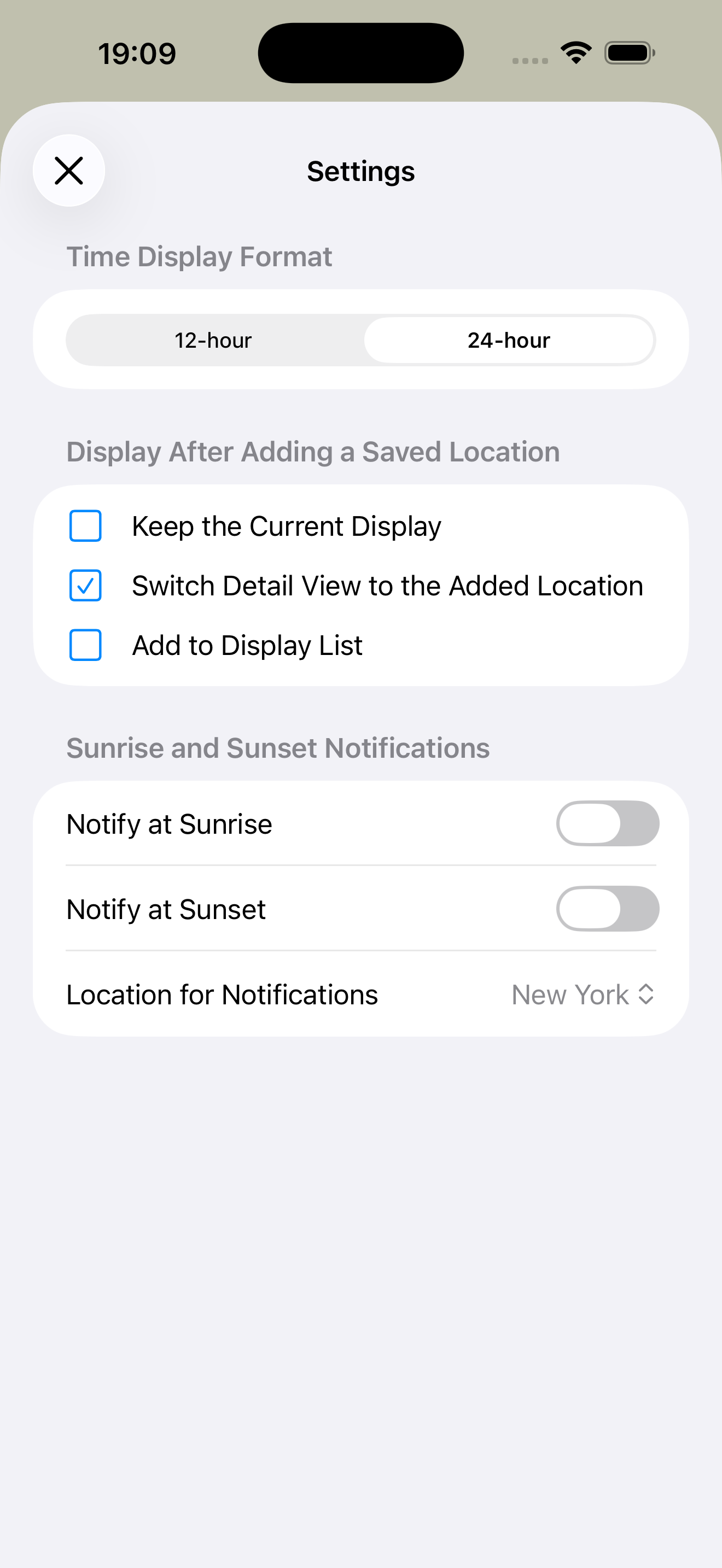 Seasonal World Clock screenshot 10