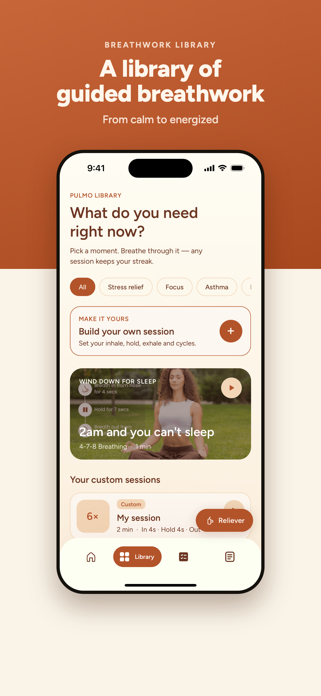 Breathwork & Guided Breathing Screenshot 6 of 7