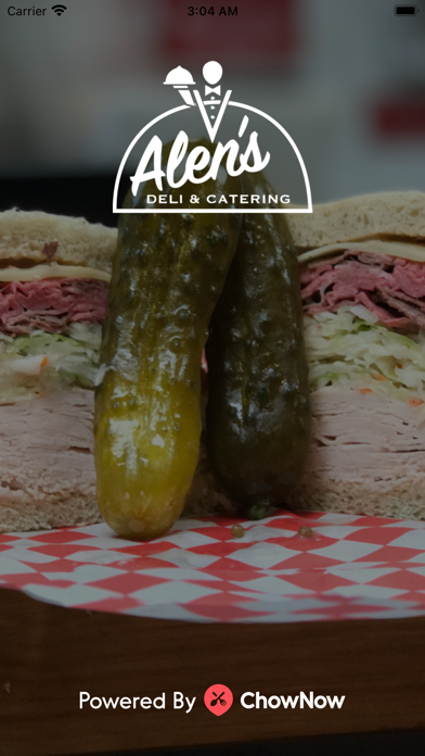 Alen's Deli and Catering app screenshot