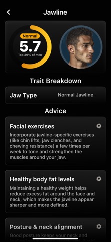LooksMax Face Rating AI－LooxUP iPhone screenshot