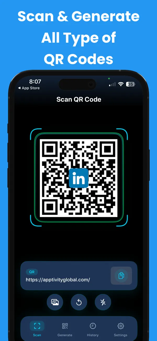 Screenshot #1 pour QR Maker: Code Reader, Scanner