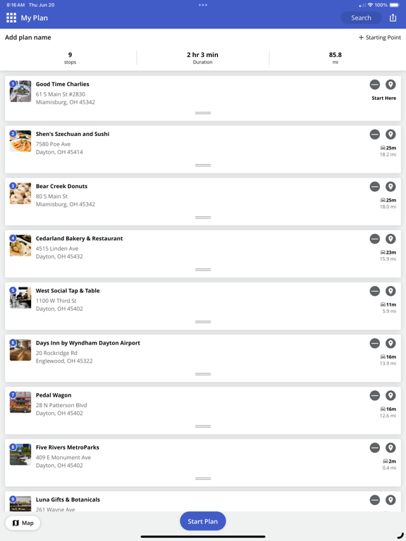 Destination Dayton iPad screenshot 9 - Travel app