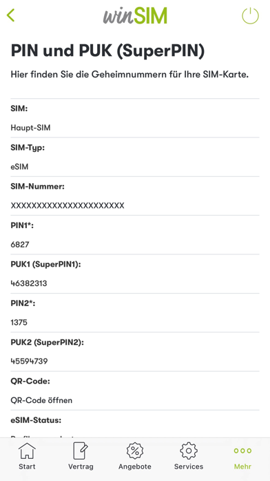 Screenshot #3 pour winSIM Servicewelt