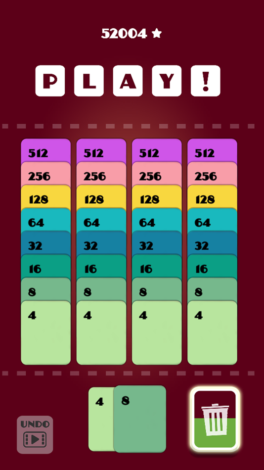 #5. Merge Solitaire - 2048 Puzzle (iOS) 由: Fjahgogames