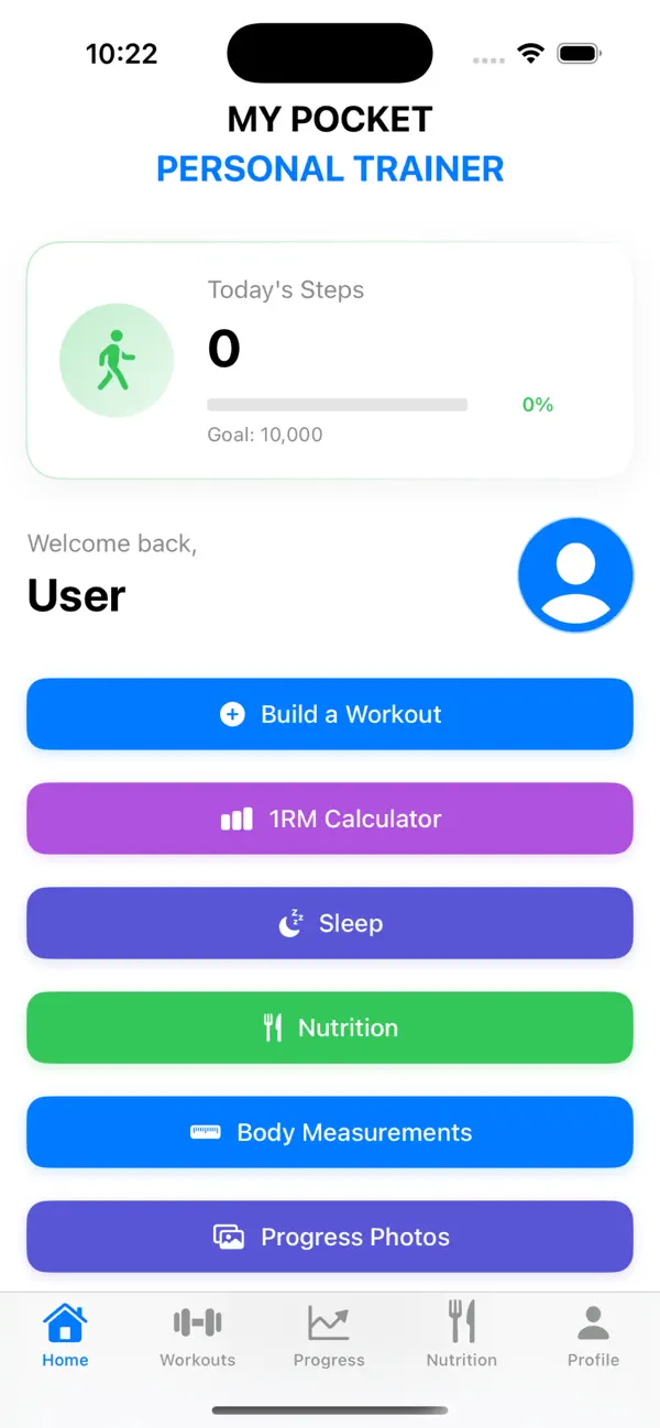 #1. My Pocket Personal Trainer (iOS) Bởi: Frank Reaves