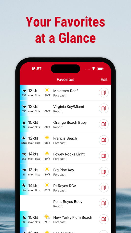 #7. Windfinder Pro: Wind & Weather (iOS) 由: Windfinder