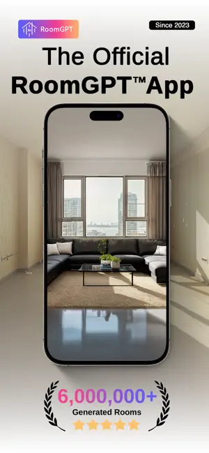 RoomGPT : AI Interior Design iPhone screenshot 1