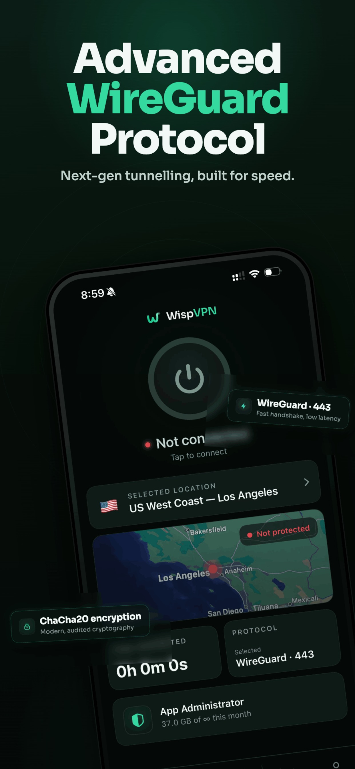 WispVPN - Fast & Secure VPN screenshot 4