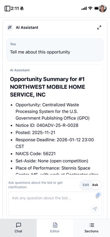 Gov Contract Finder Screenshot 3 of 7