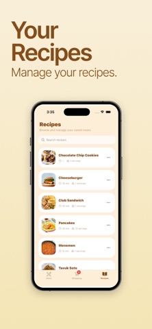 Mia Meal Planner screenshot