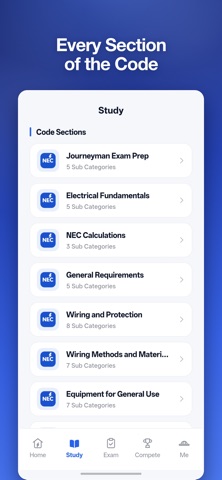 VoltageLab: NEC Exam Prep Screenshot 3 of 10