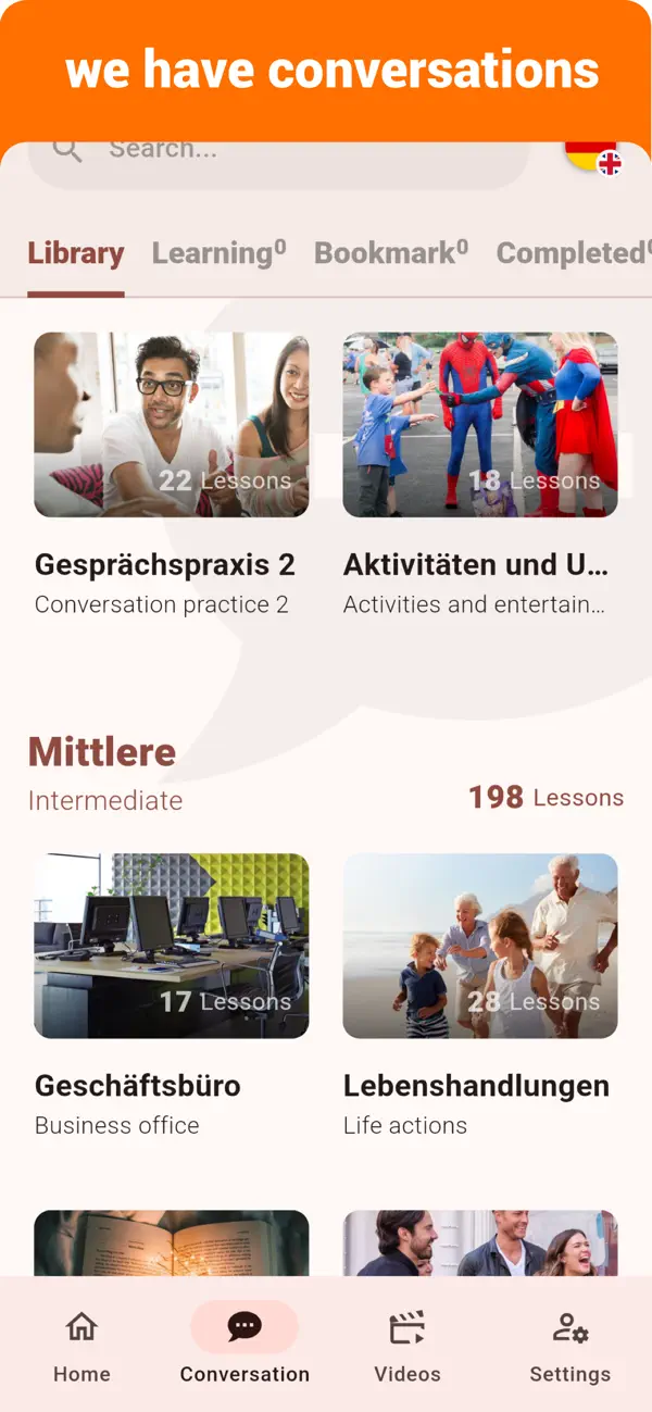 Screenshot #2 pour German  - Listening Speaking