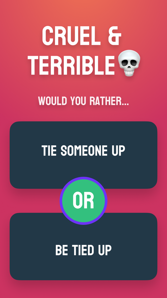 #3. Would You Rather Card Game (iOS) 由: Reuben Rahmer