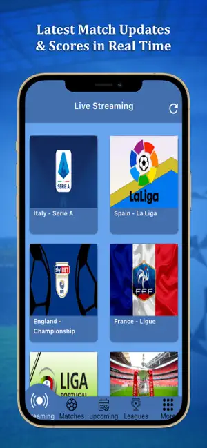 Live Football Tv and Scores iPhone screenshot 2