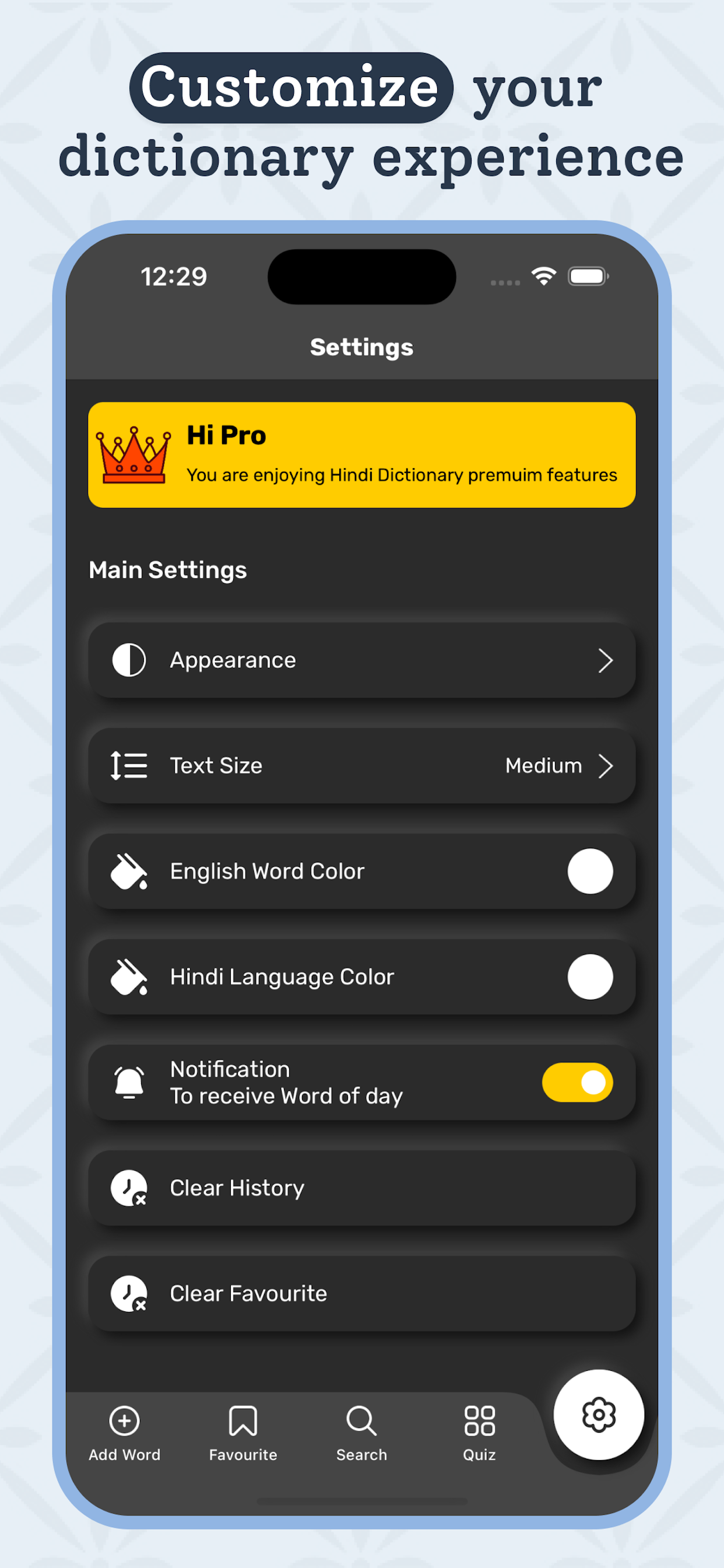 Hindi Dictionary - Translate