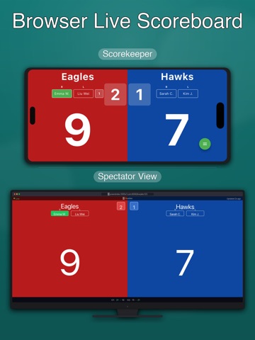 Squash Score & Scoreboard iPad screenshot