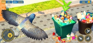 Pigeon Bird Flying Games 3D screenshot