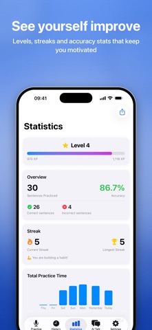 Articulate: AI Pronunciation iPhone screenshot