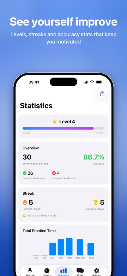#4. Articulate: AI Pronunciation (iOS) De: ANDREI RUSTI