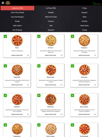 Snowdrop Pizza SA61 iPad screenshot