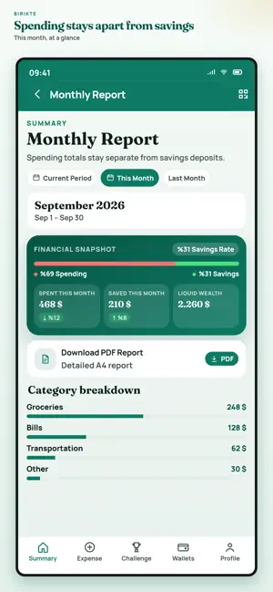 Birikte: Family Budget Expense screenshot 3