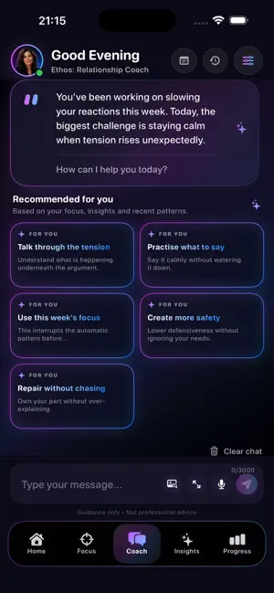 ETHOS: Relationship Coach screenshot 3