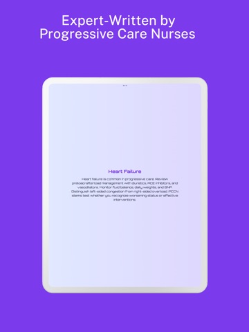 PCCN Prep: Progressive Nurse iPad screenshot