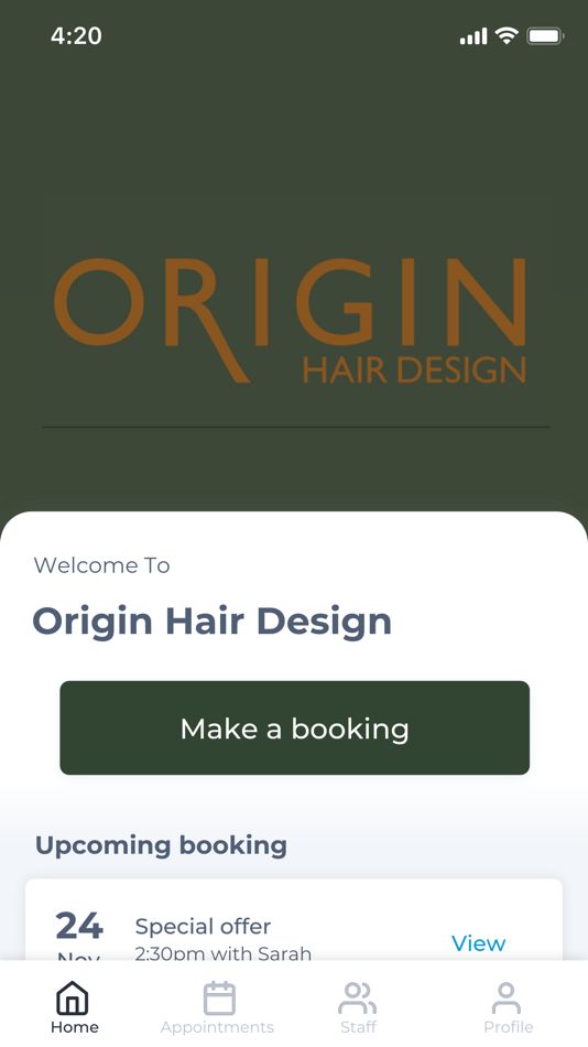 Origin Hair Design - 4.0.1 - (iOS)