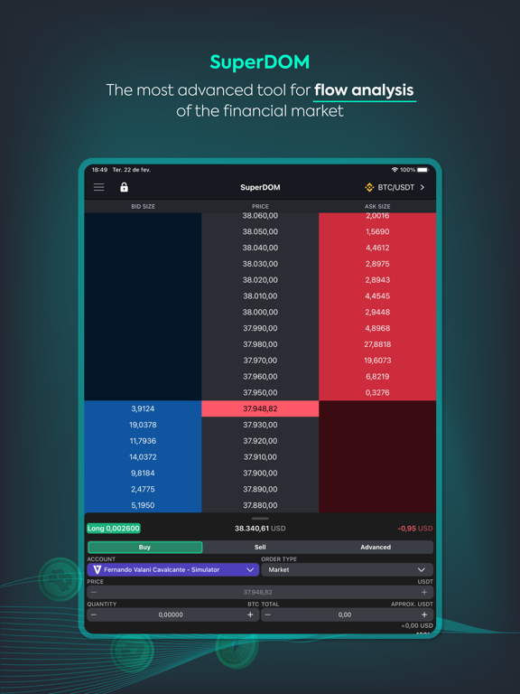 Vector Nelogica iPad screenshot 6 - Finance app