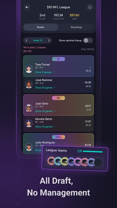 Rival Fantasy Sports Screenshot
