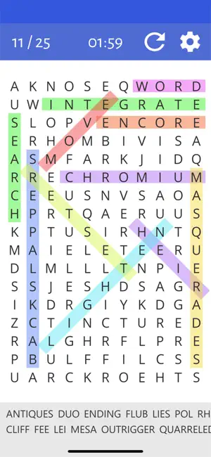 Word Search: Unlimited Puzzles screenshot 1