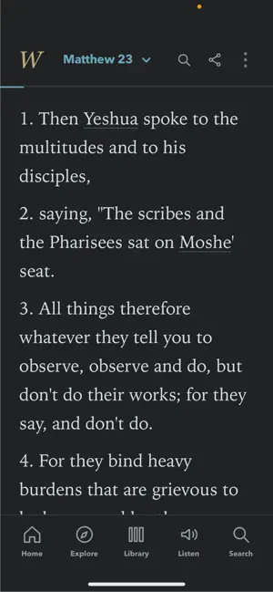 Bible with Original Names screenshot 3
